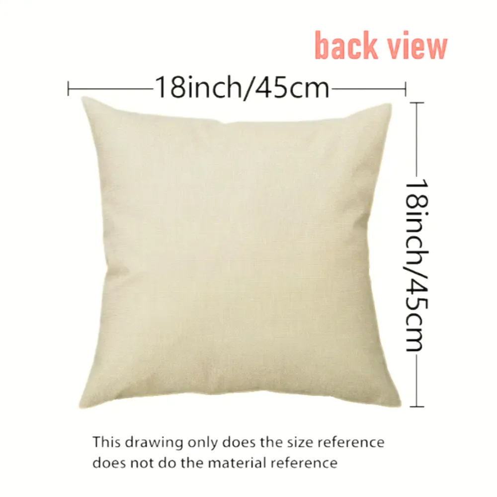 18X18 Sets of 2 Valentine's Day Throw Pillow Covers (*No Inserts) Canvas Feel Set Heart 17A or 17B