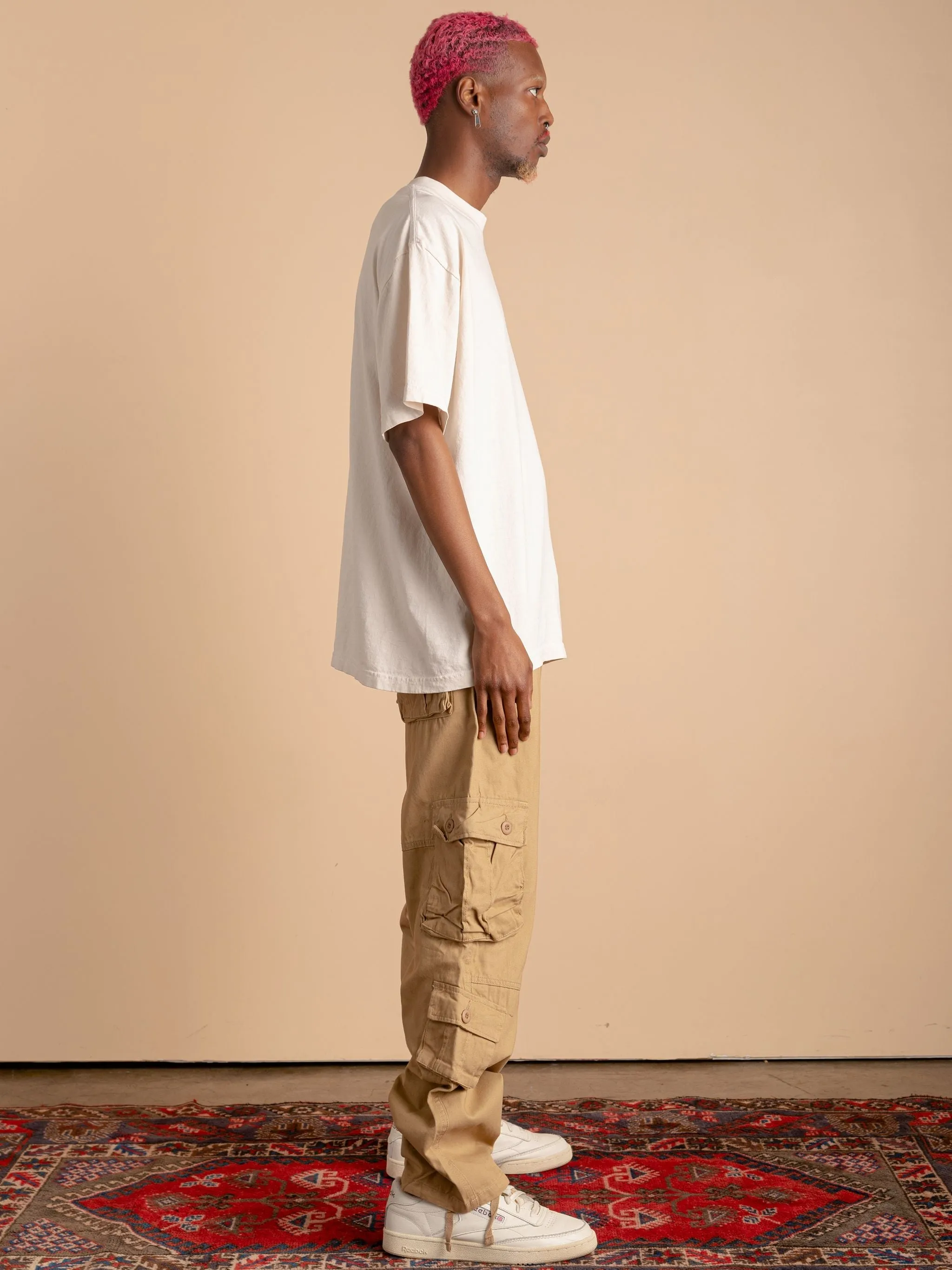 8 Pocket Cargo Pants-Tan