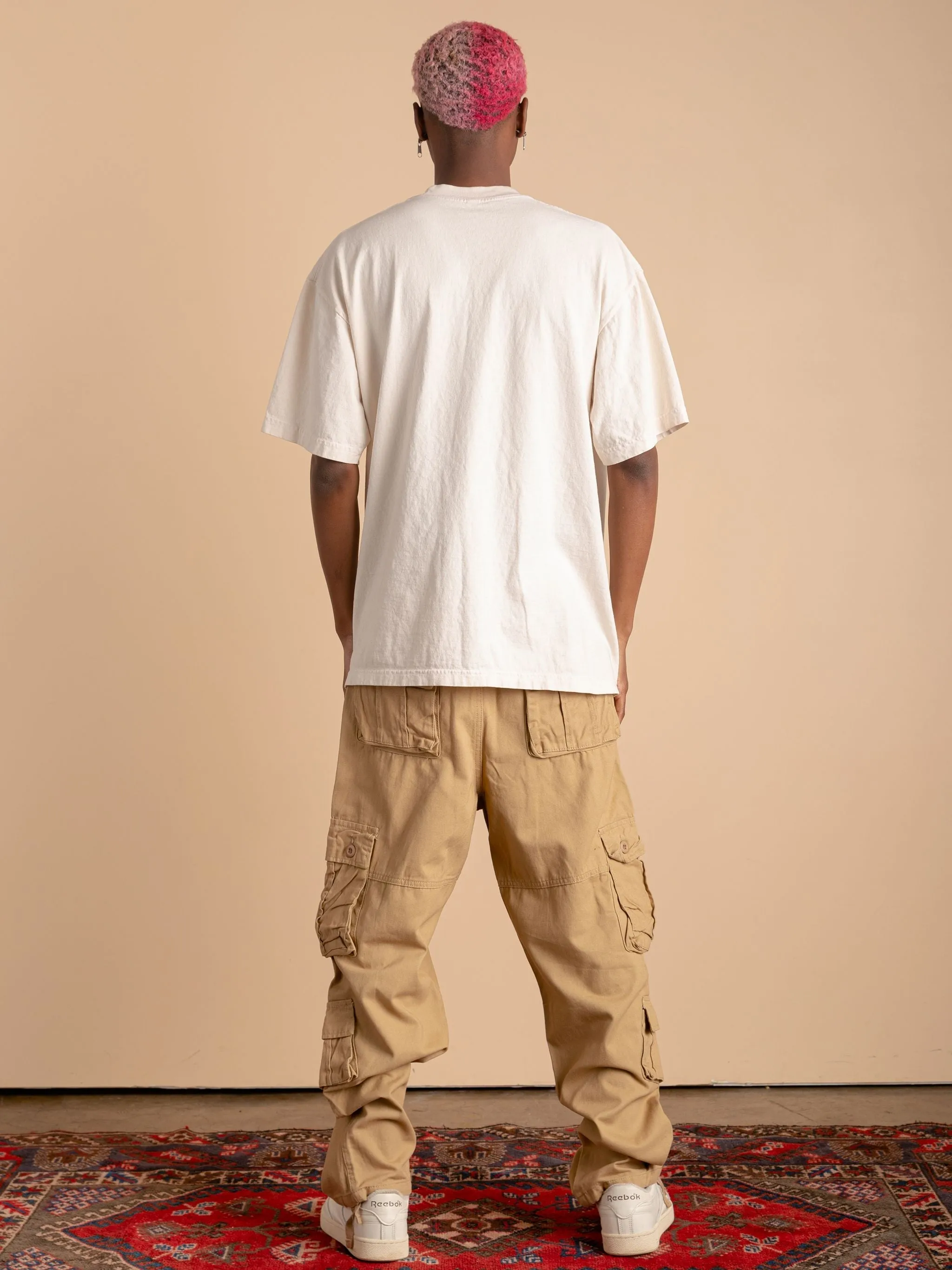 8 Pocket Cargo Pants-Tan