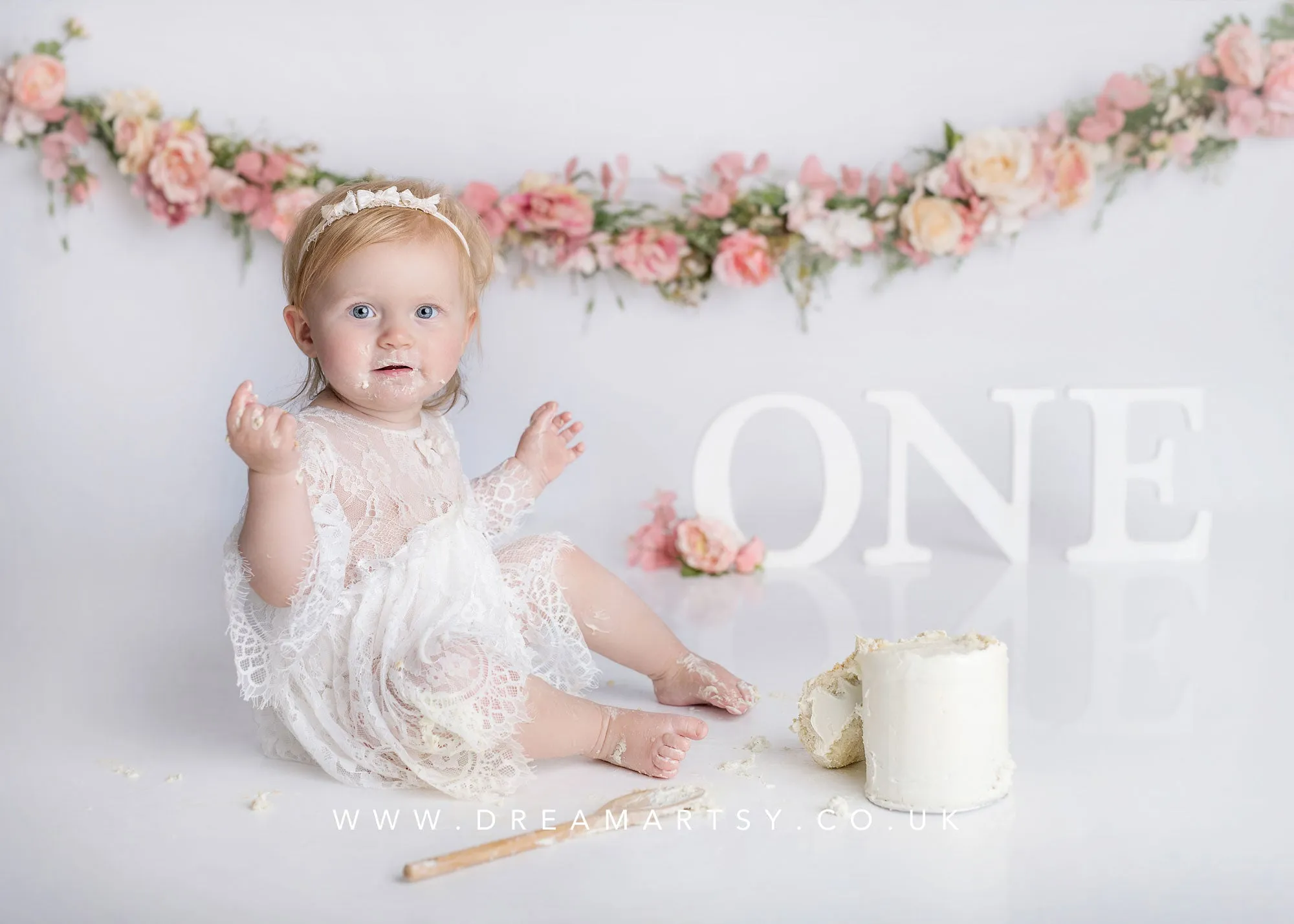 9-12 months size baby romper, lace, vintage style, off white, made to order