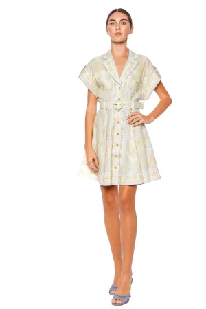 Acacia Belted Mini Shirt Dress