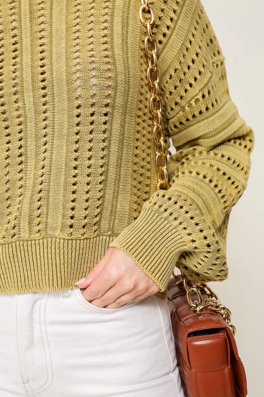 ACID WASH SWEATER