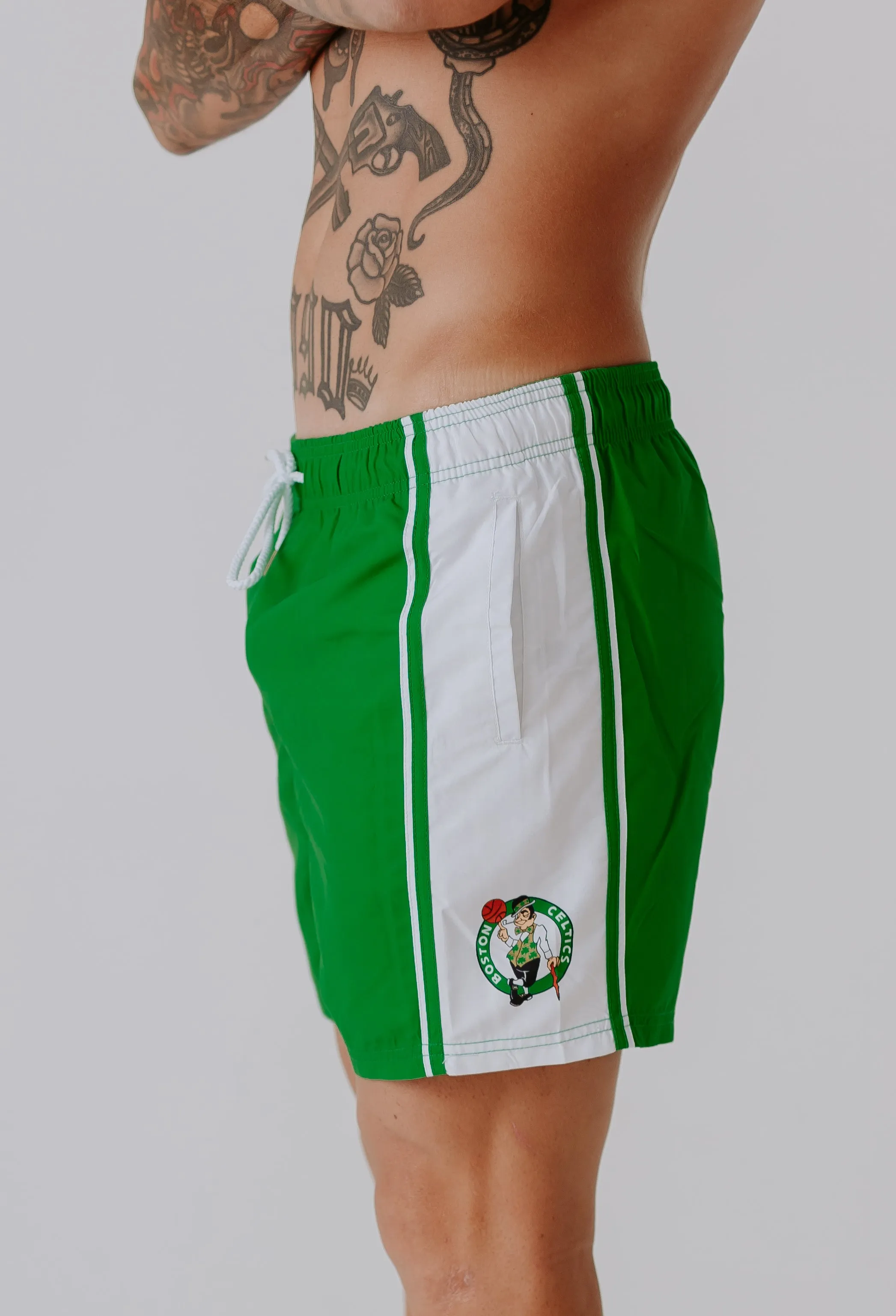 Adult Boston Celtics Board Shorts