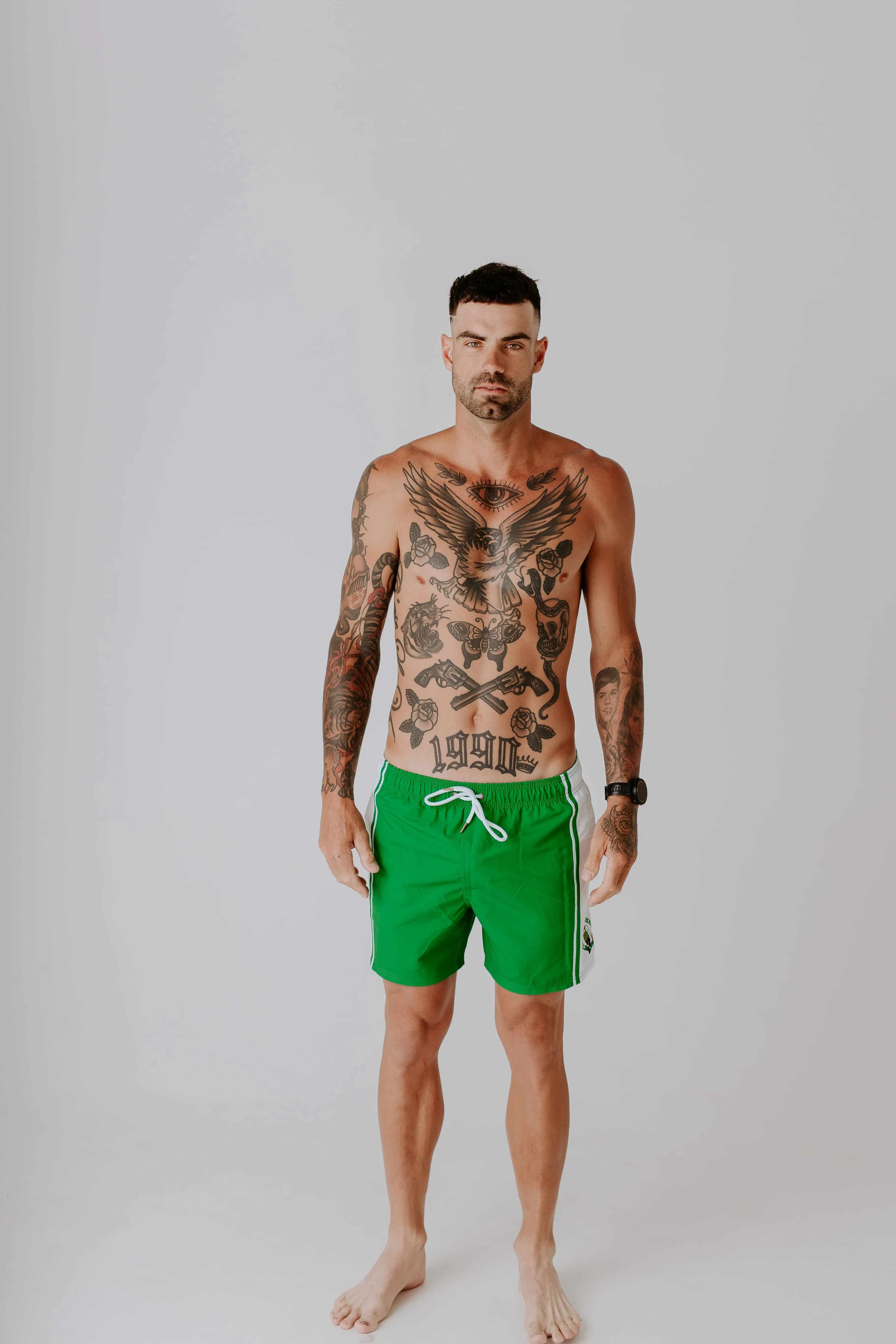 Adult Boston Celtics Board Shorts