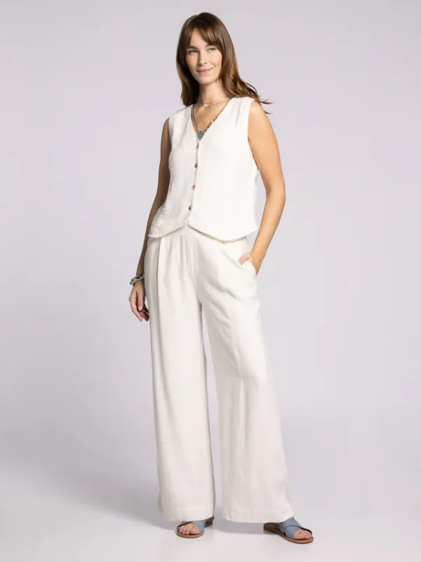 Anastasia Vest - White