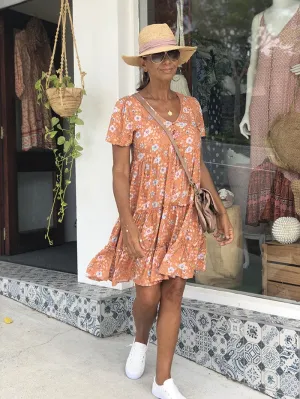 Atalia Sundress - Rust