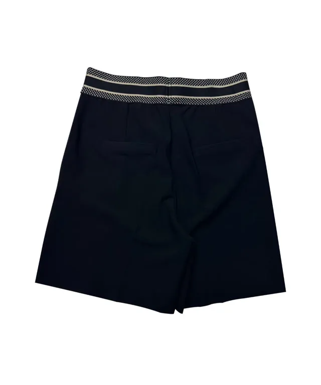 BENECIA 12 Pintuck Part 5 Shorts - Black