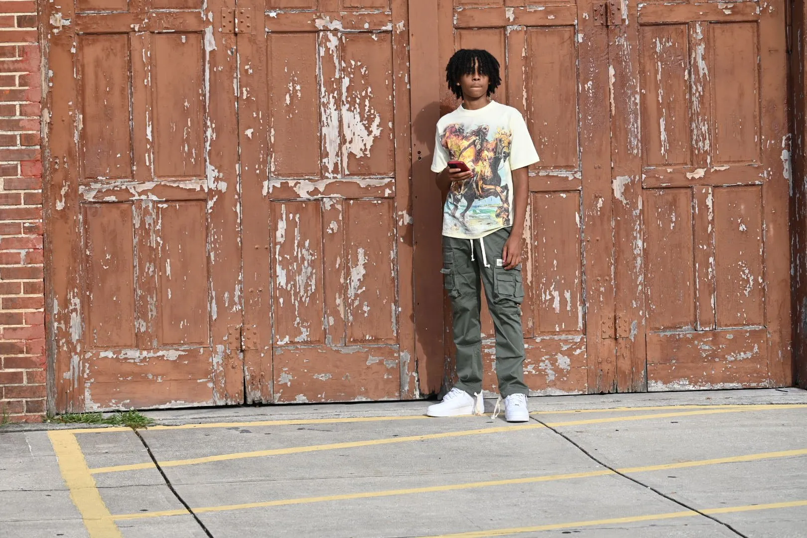 BLÉDLA Multi Cargo Cotton Pant - Army Sage