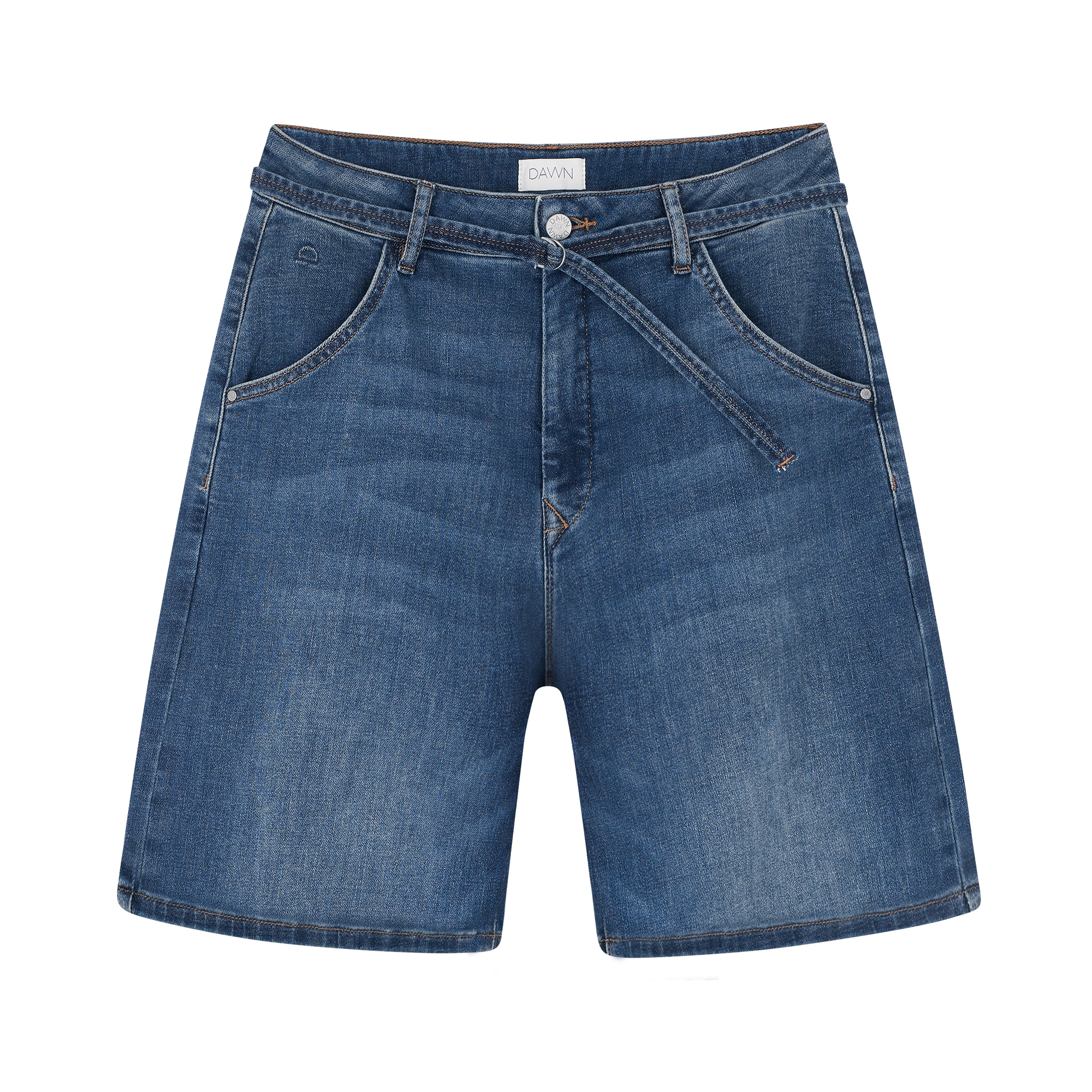 Blinky Soft Denim Shorts Vintage Blue