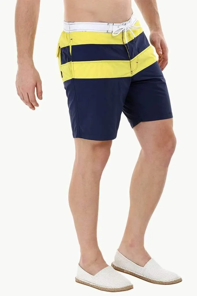 Board Striped Swim Shorts