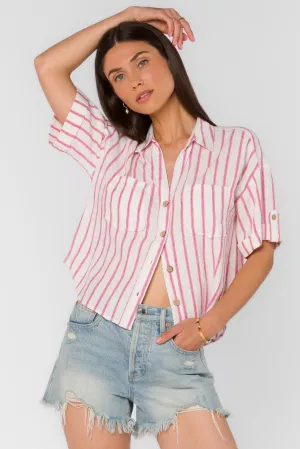 Brandon Fuchsia Stripe Shirt