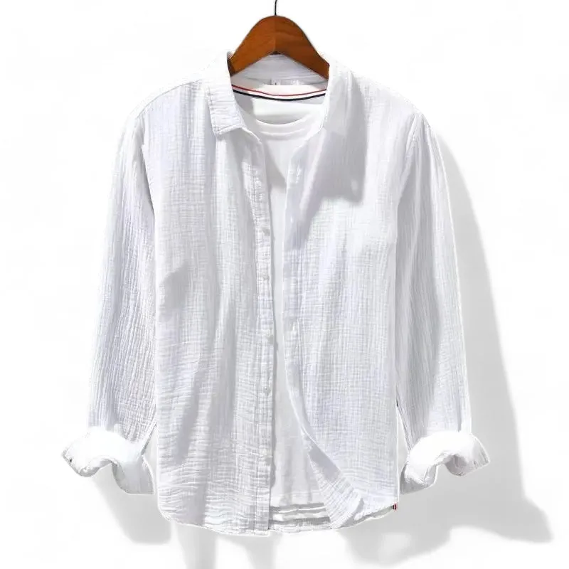 Brunello Essential Linen Button-Down