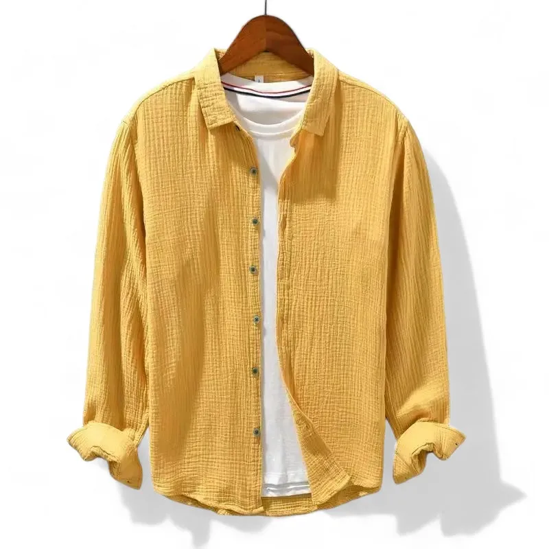 Brunello Essential Linen Button-Down