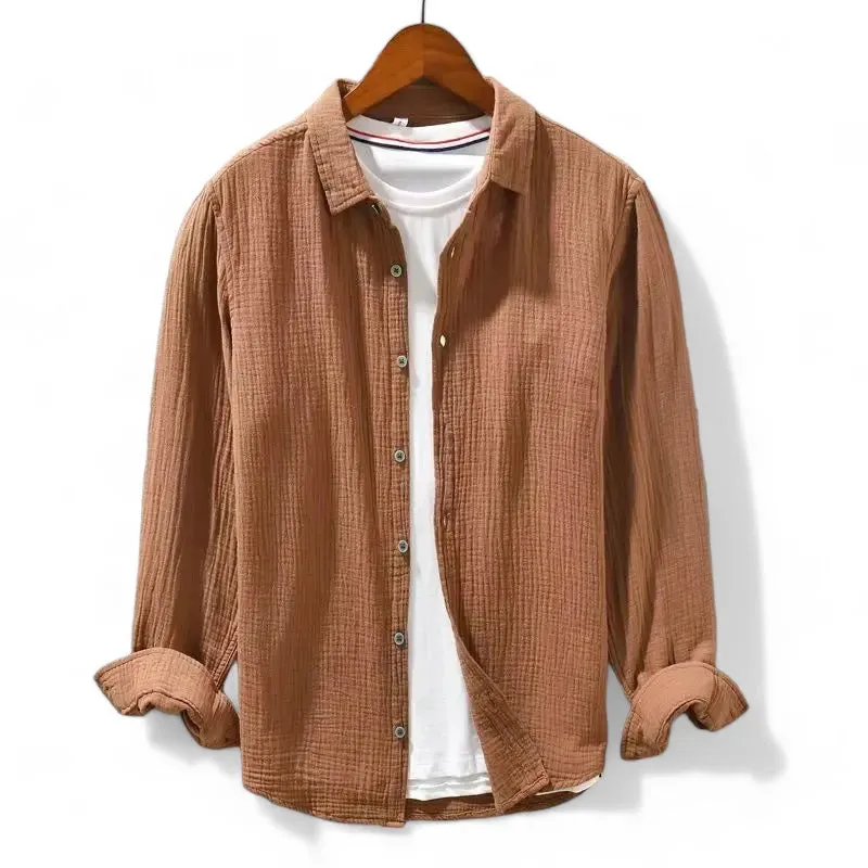 Brunello Essential Linen Button-Down