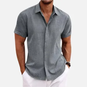 Bruno Amalfi Refined Linen Button-Up
