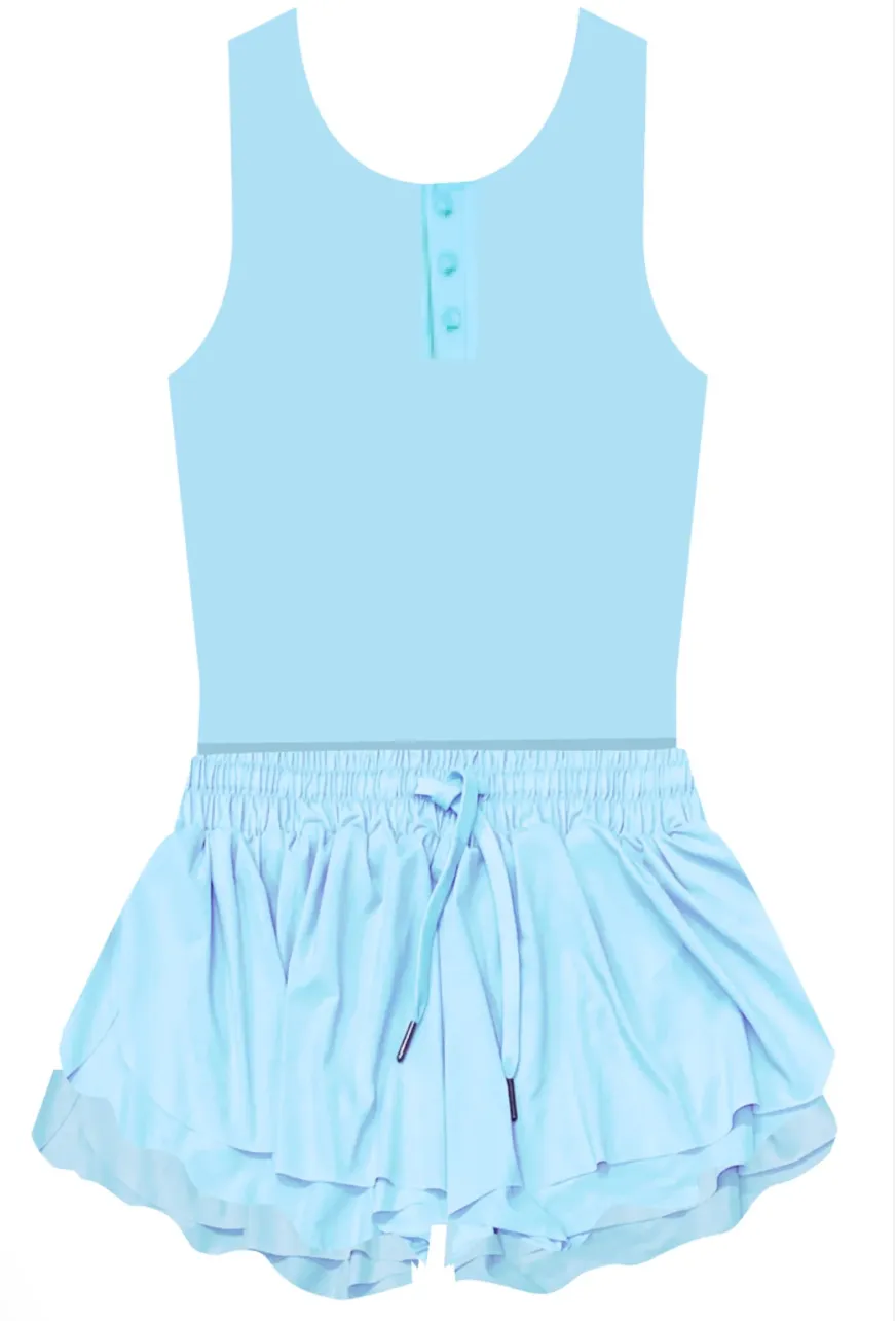 Butterfly Shorts Romper