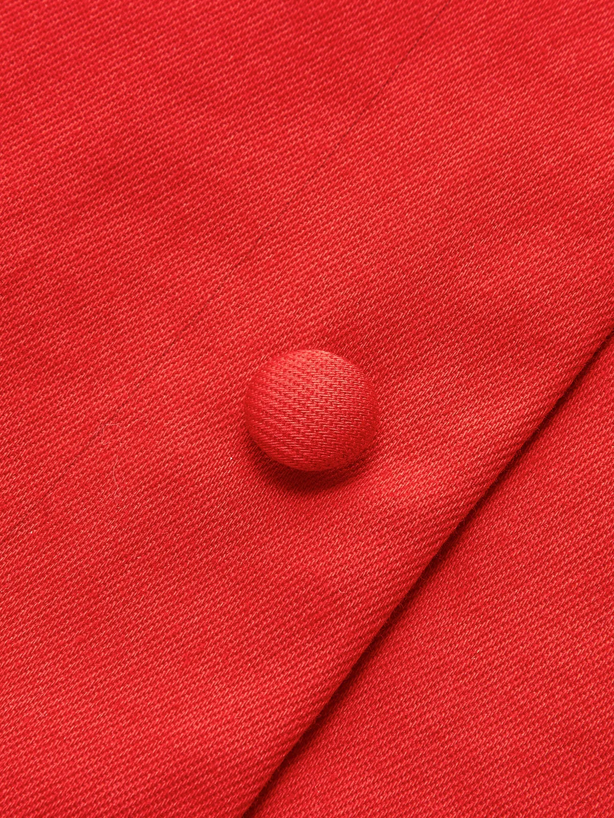 Button-Front Sleeveless Short Dress