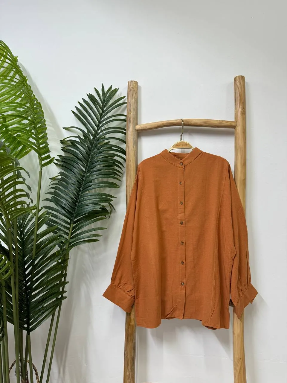 Button Linen Top