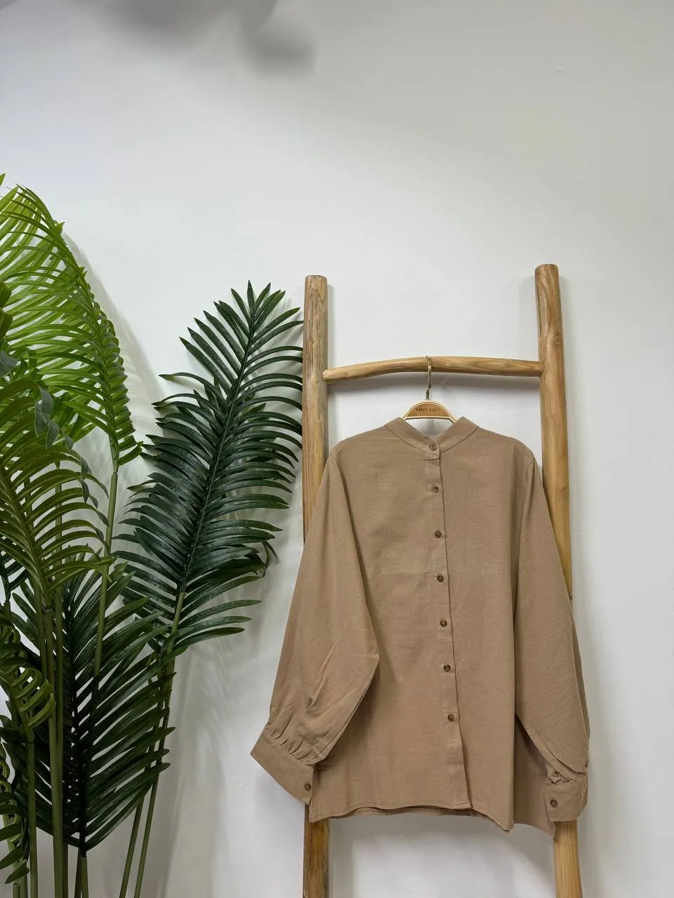 Button Linen Top