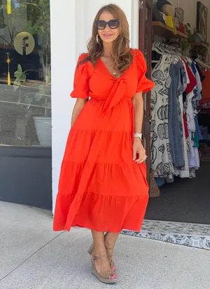 Calypso Orange Dress