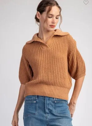 Caramel Knit Sweater