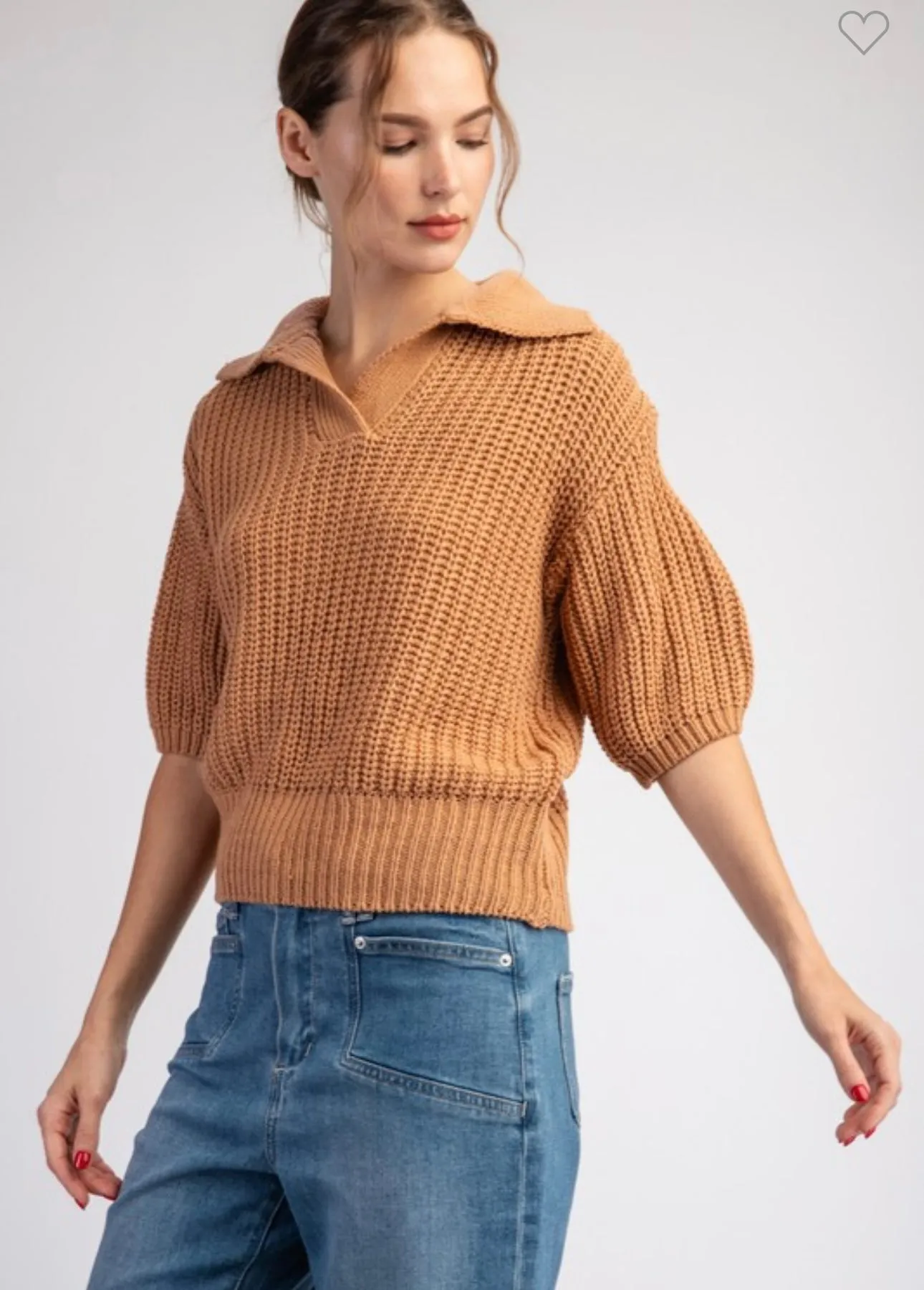 Caramel Knit Sweater