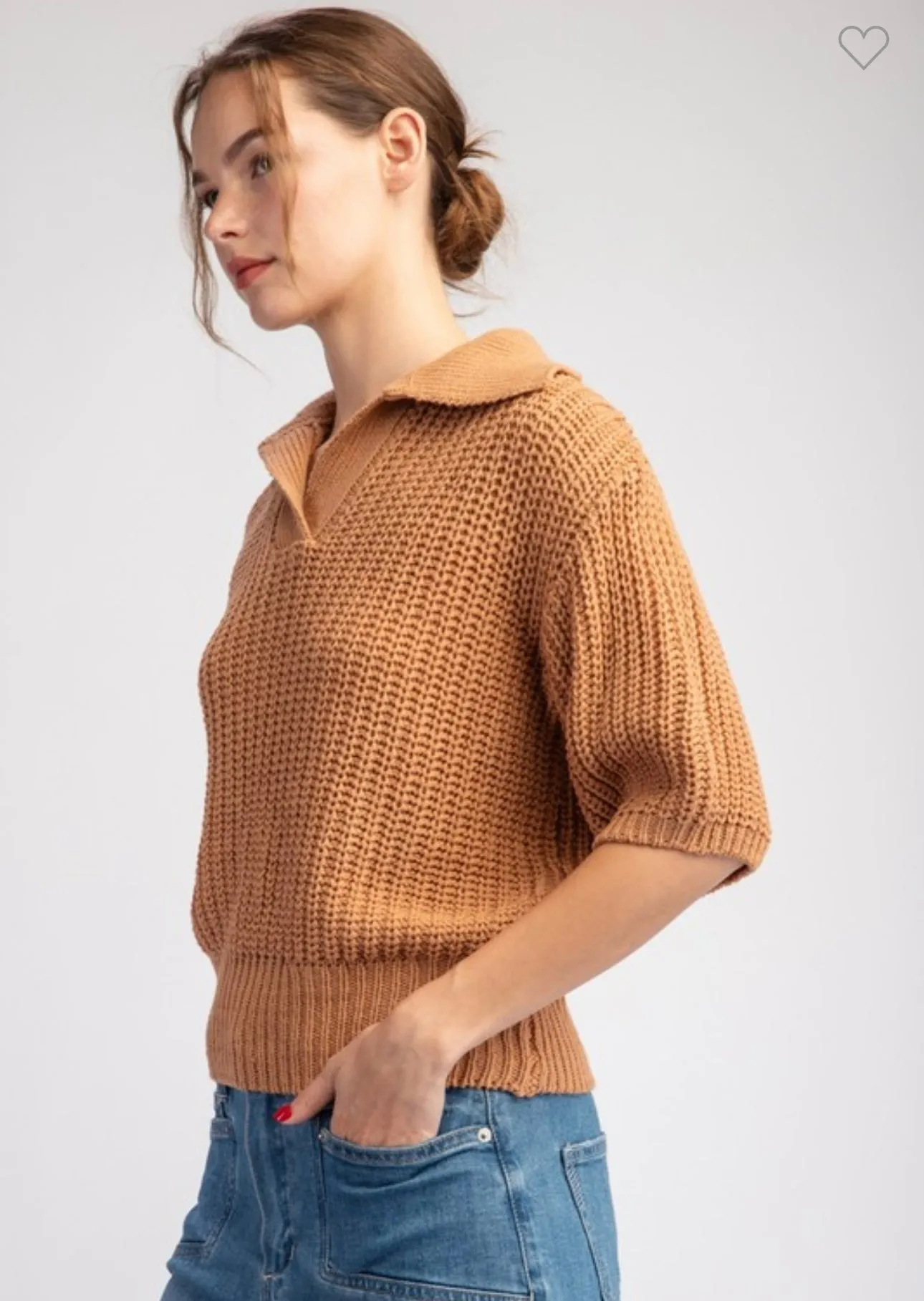Caramel Knit Sweater