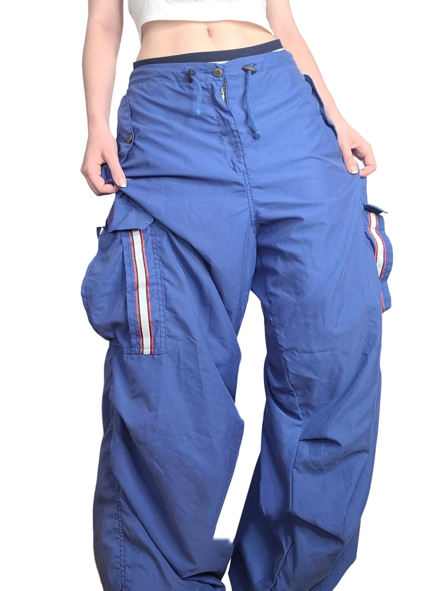 Cargo parachute bleu vintage