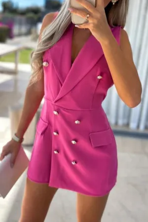 Casual Solid Patchwork V Neck Straight Jumpsuits(6 Colors)