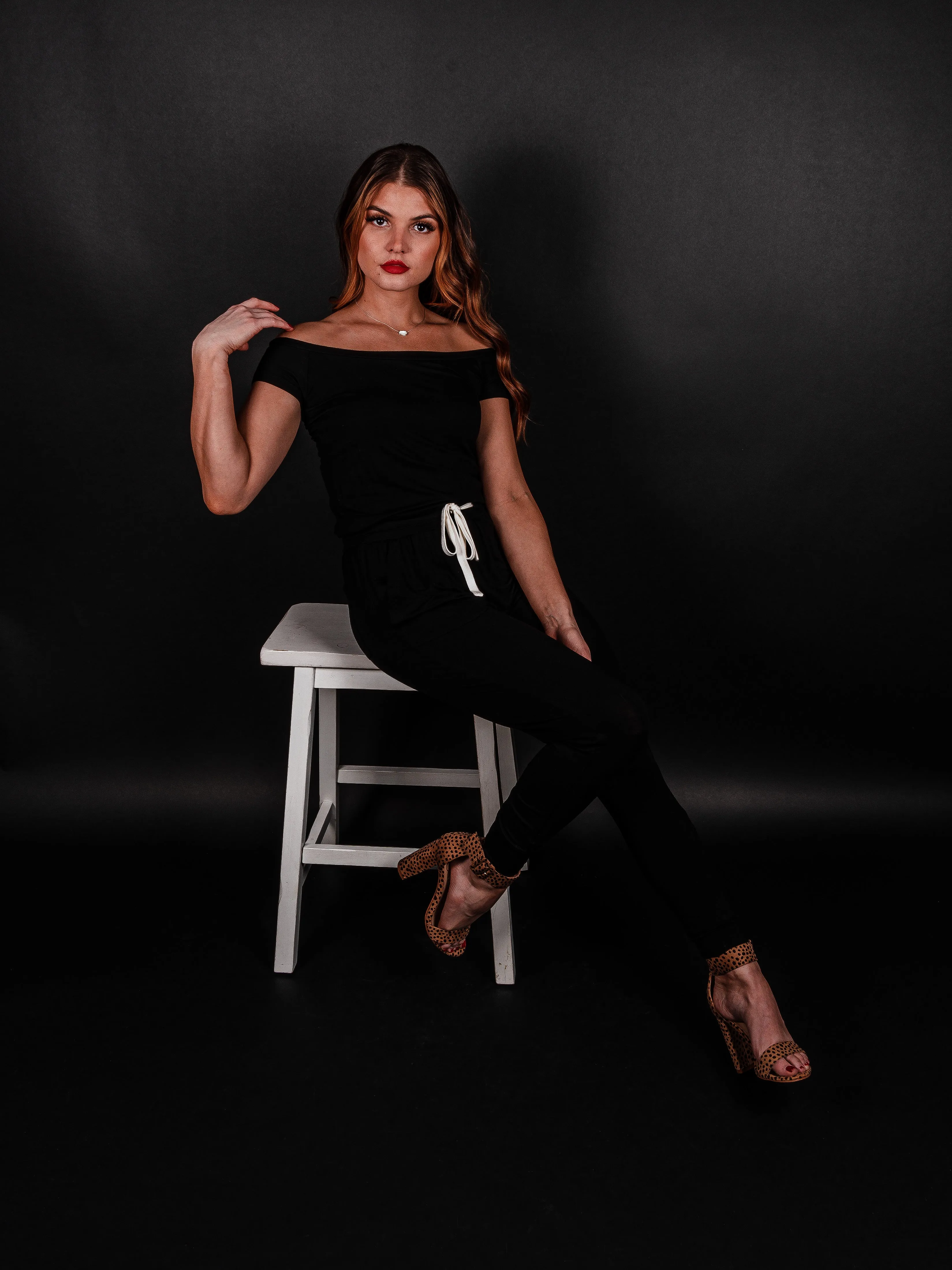 Casually Yours Off The Shoulder Pocketed Jumpsuit