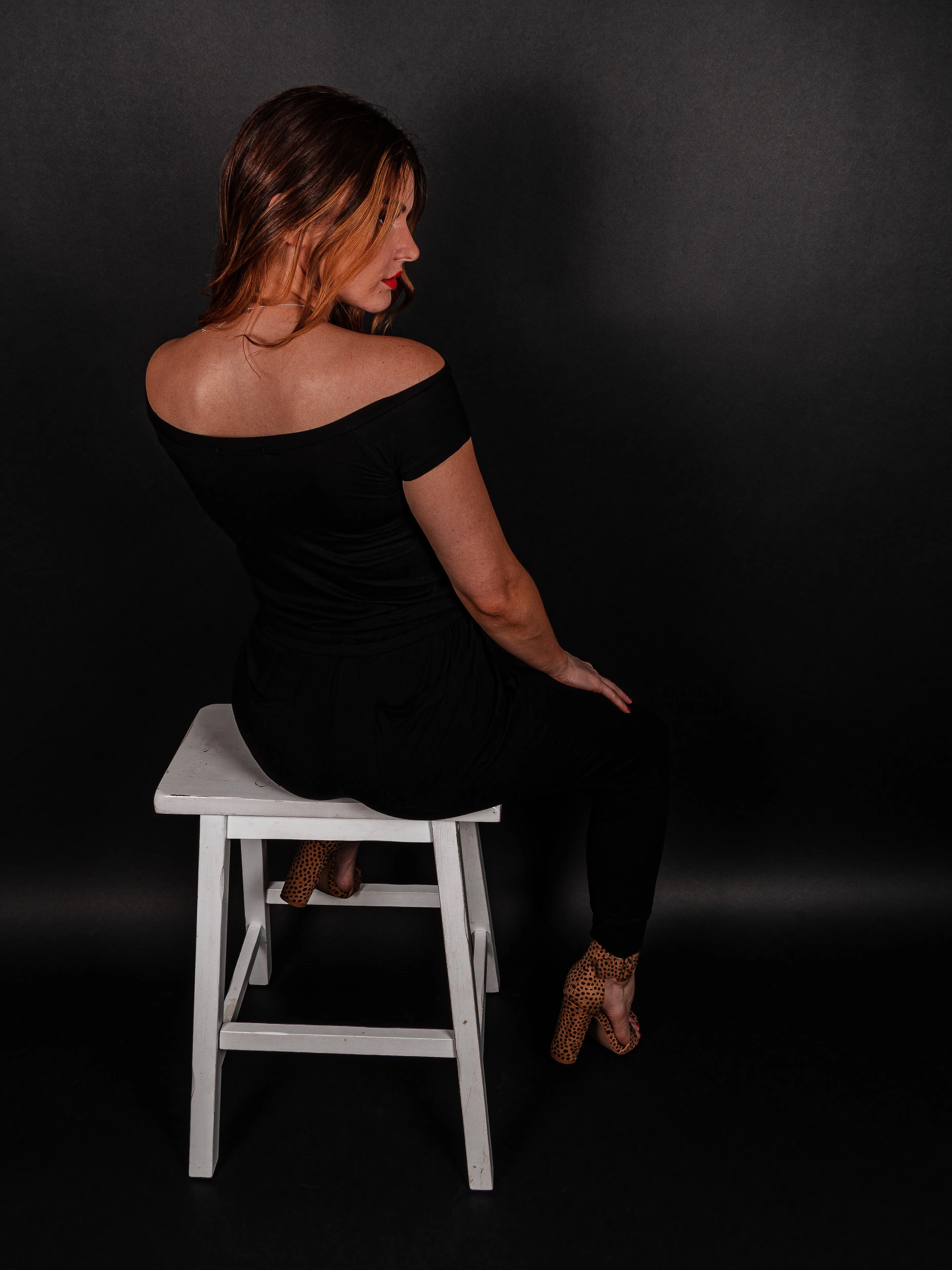 Casually Yours Off The Shoulder Pocketed Jumpsuit