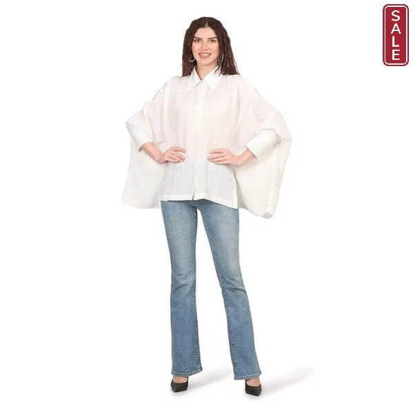 CCB Linen Batwing top