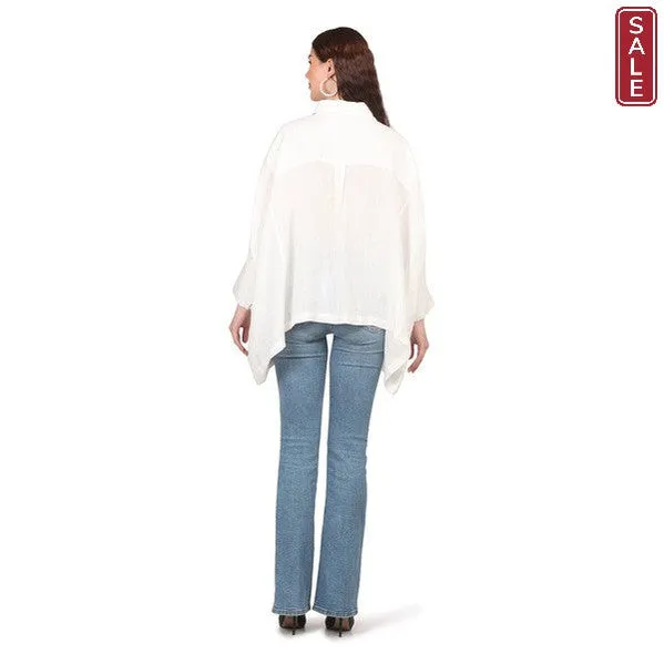 CCB Linen Batwing top