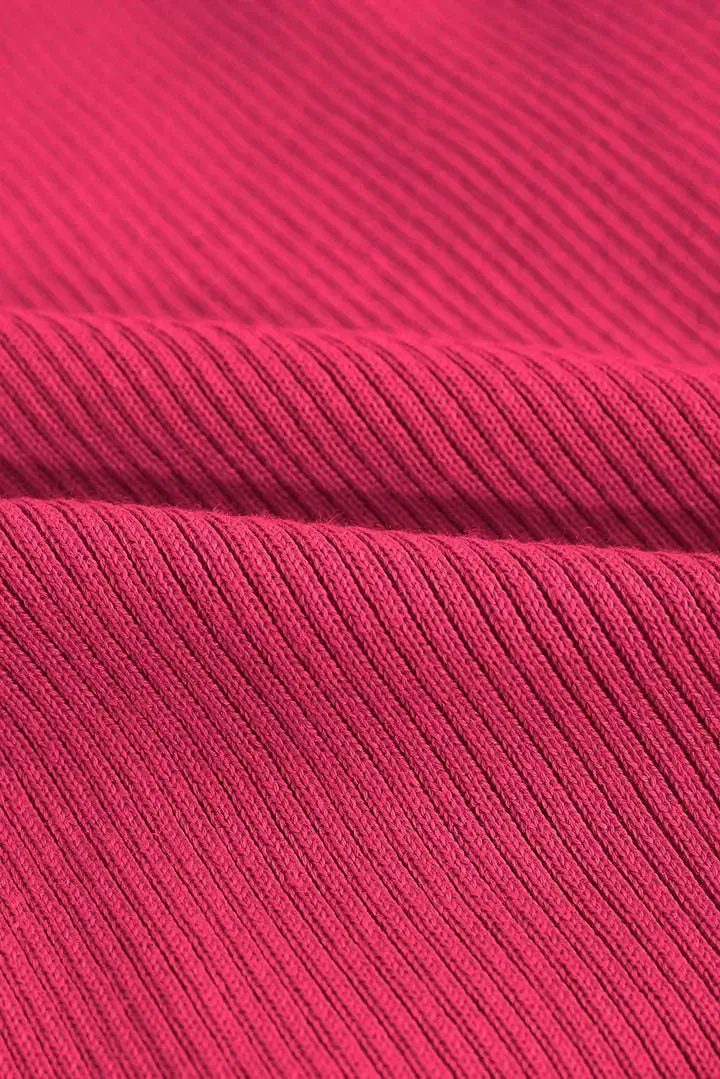 Charlotte - Elegant Ribbed Button Detail Woman's Maxi Dress
