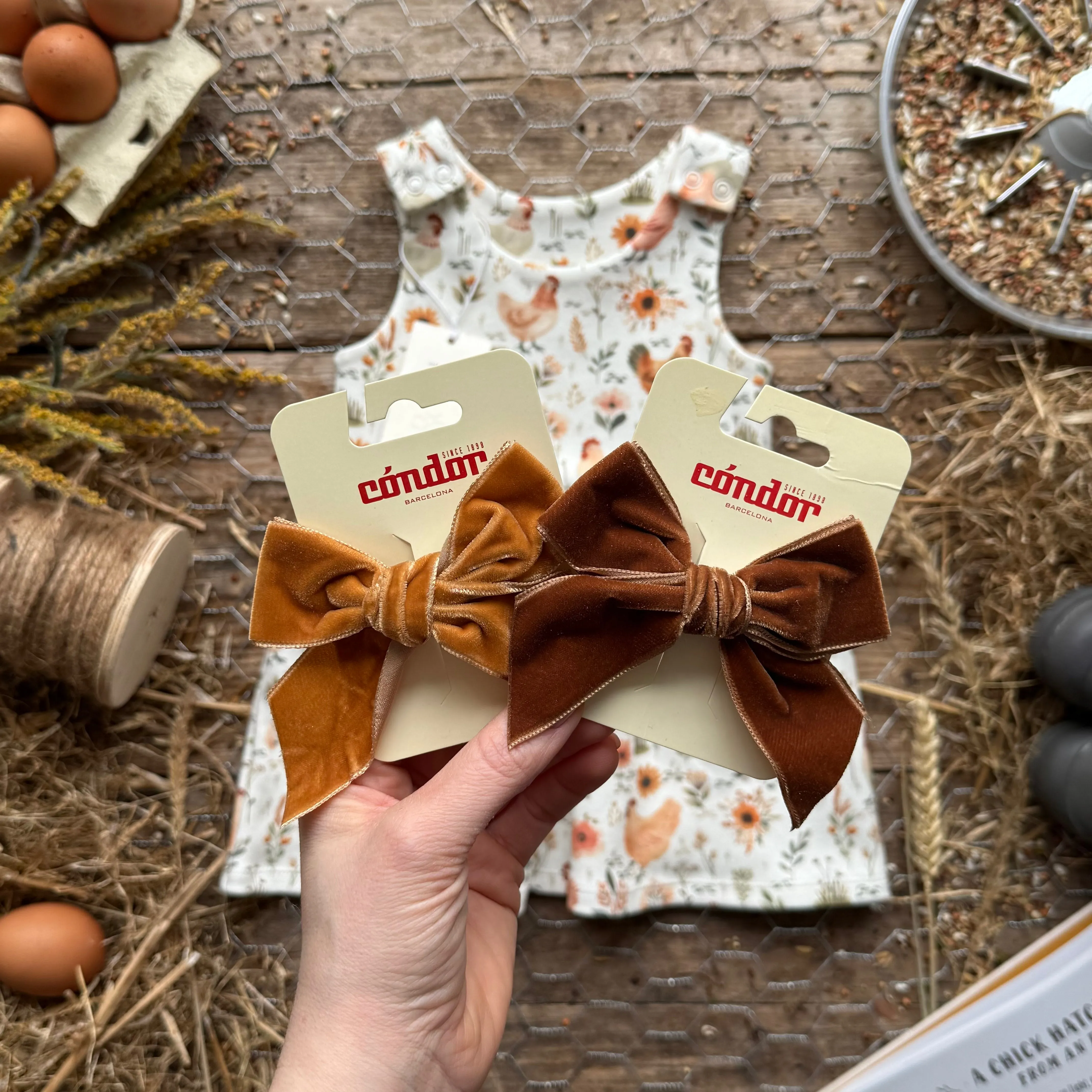 Chicken Meadow Bloomer Romper | Ready To Post