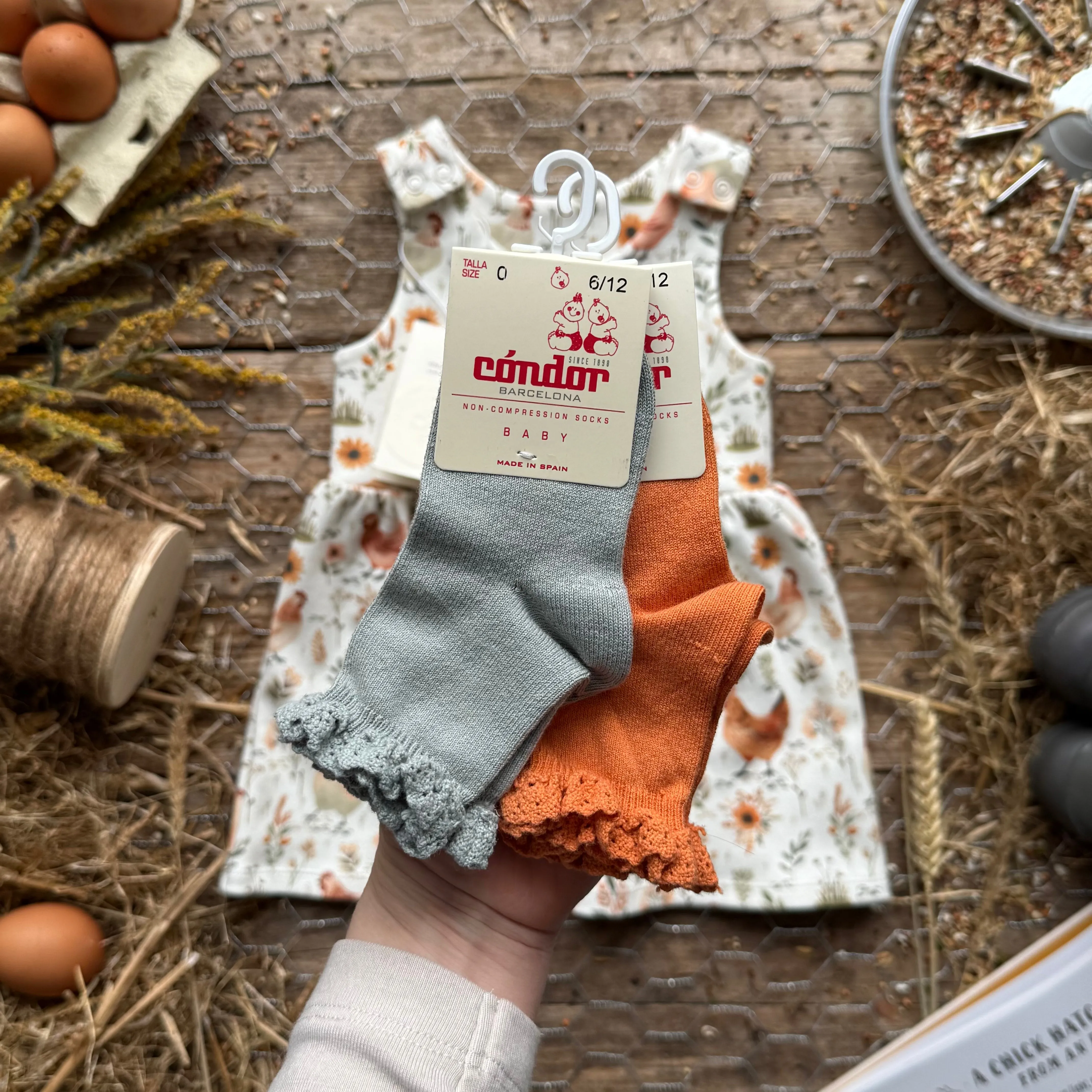 Chicken Meadow Bloomer Romper | Ready To Post