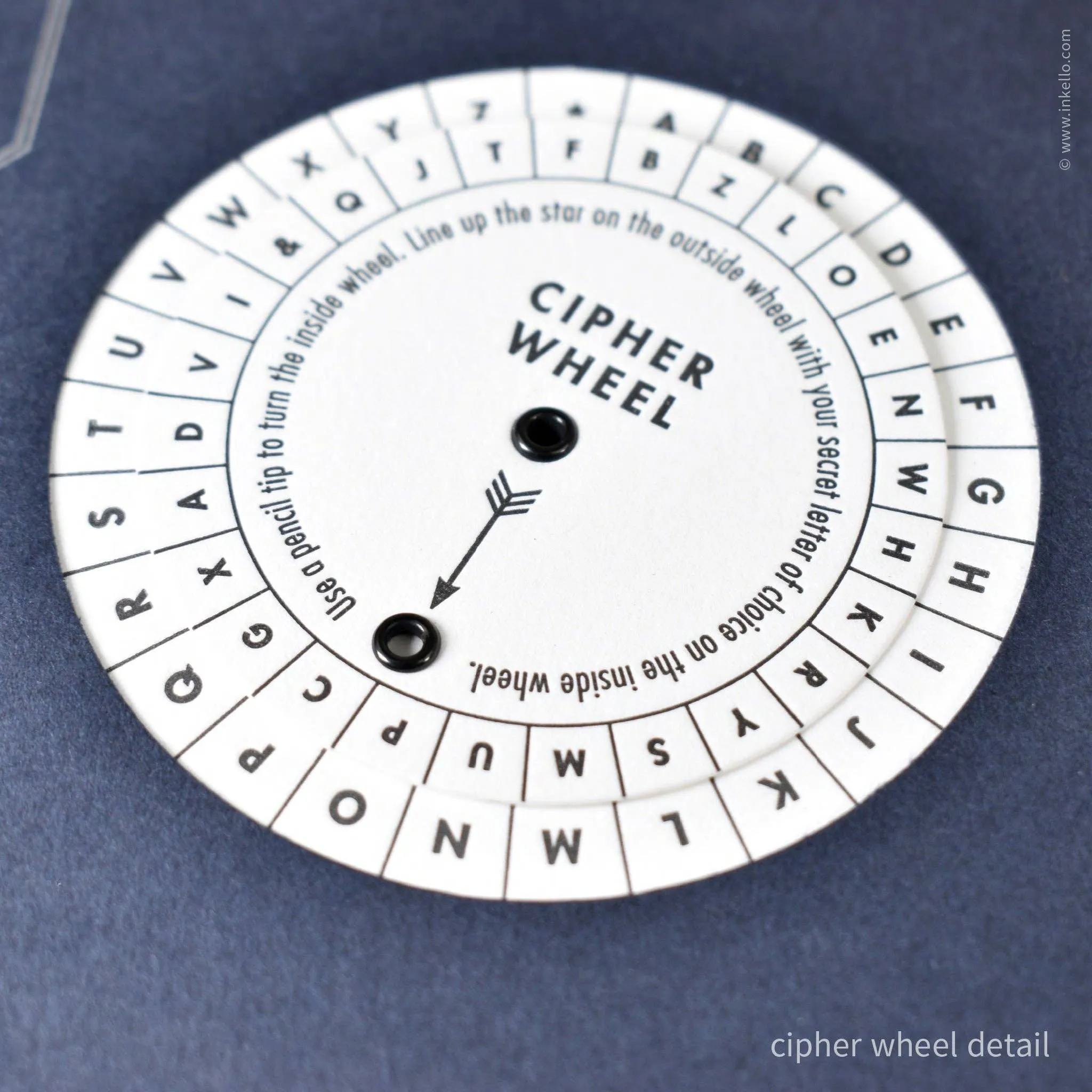 Cipher Wheel Code Booklet (#574): Cayenne Red