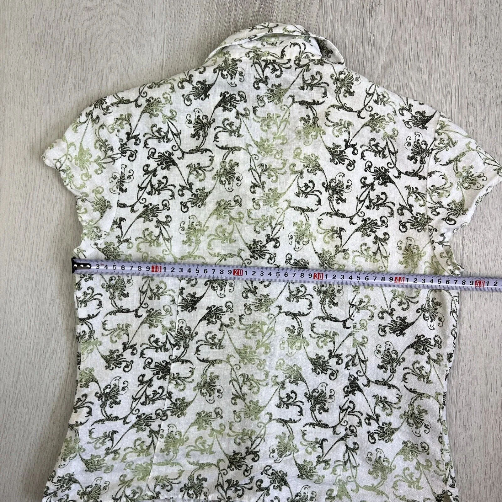 Colorado Womens Button Up Linen Shirt Size Large
