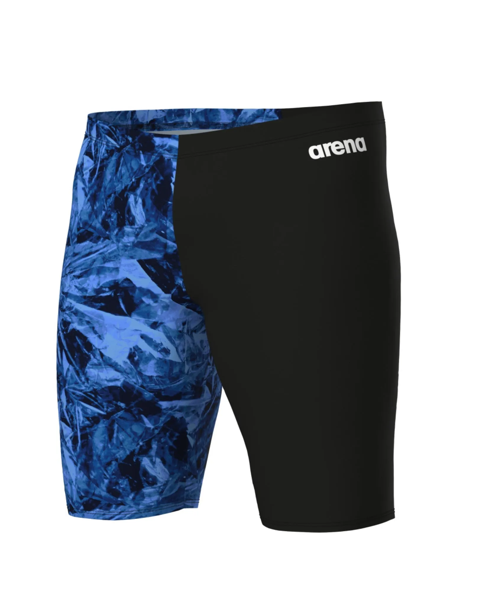 Crackle Swim Jammer - Black/Team Royal