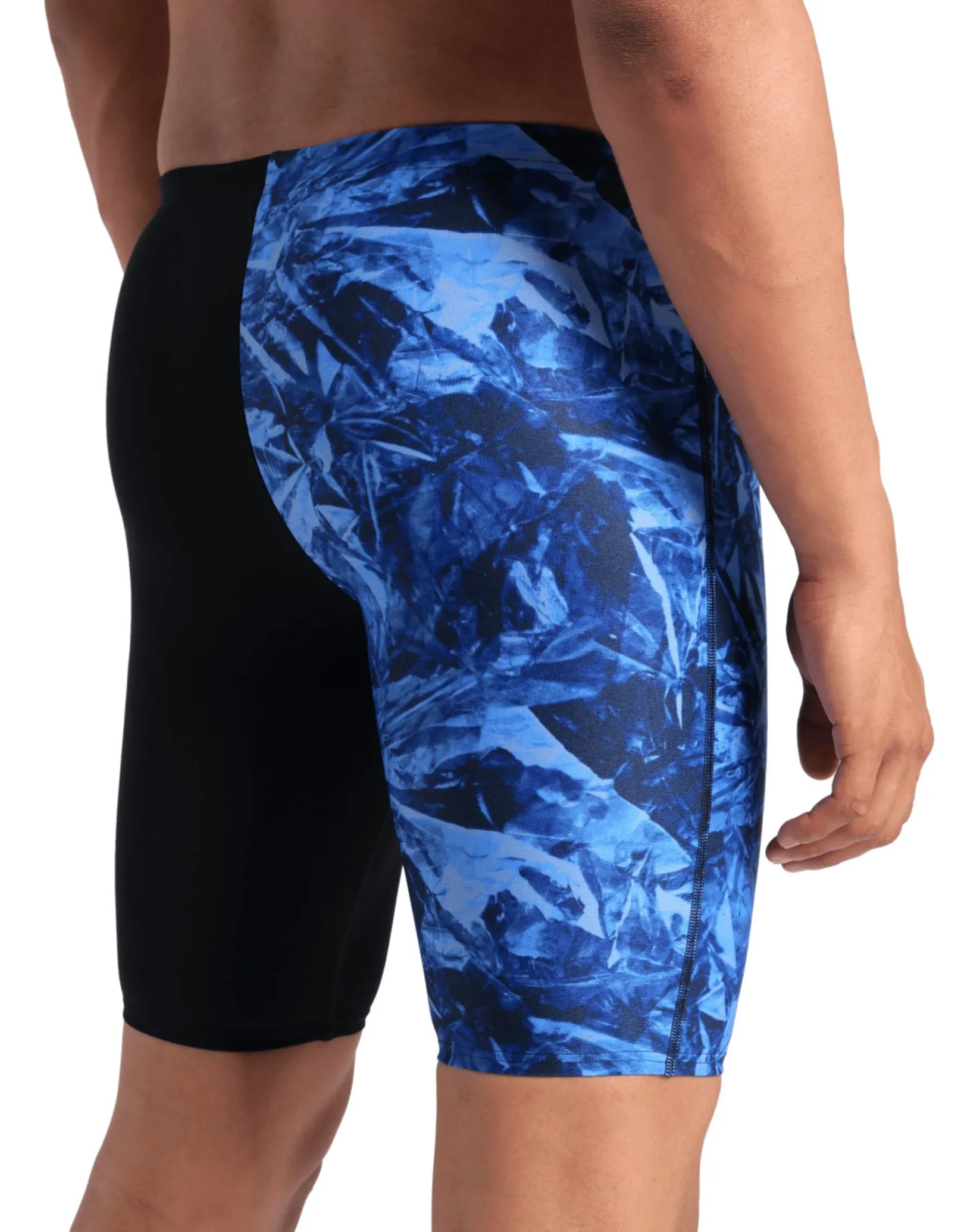 Crackle Swim Jammer - Black/Team Royal