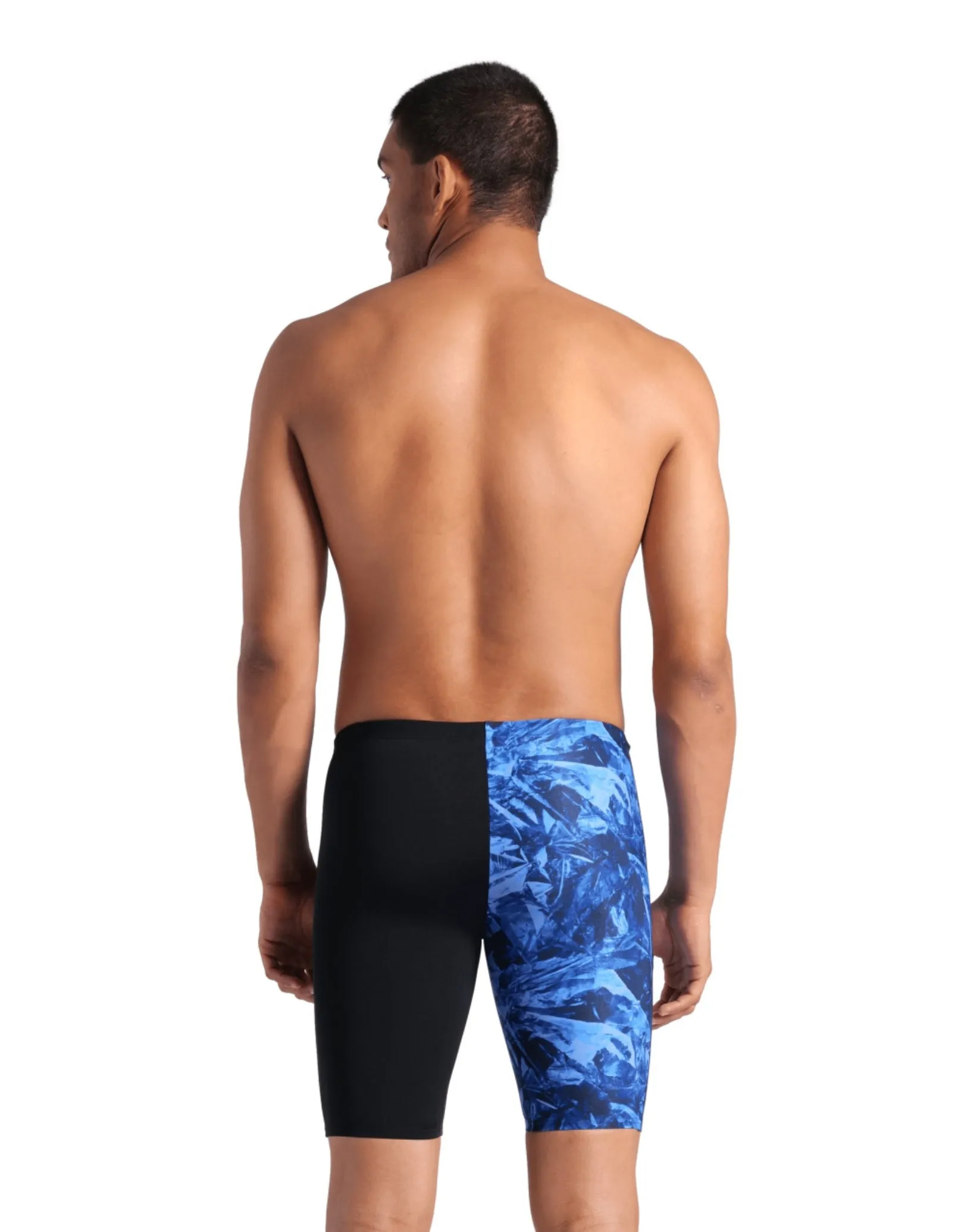 Crackle Swim Jammer - Black/Team Royal