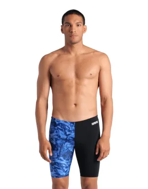 Crackle Swim Jammer - Black/Team Royal