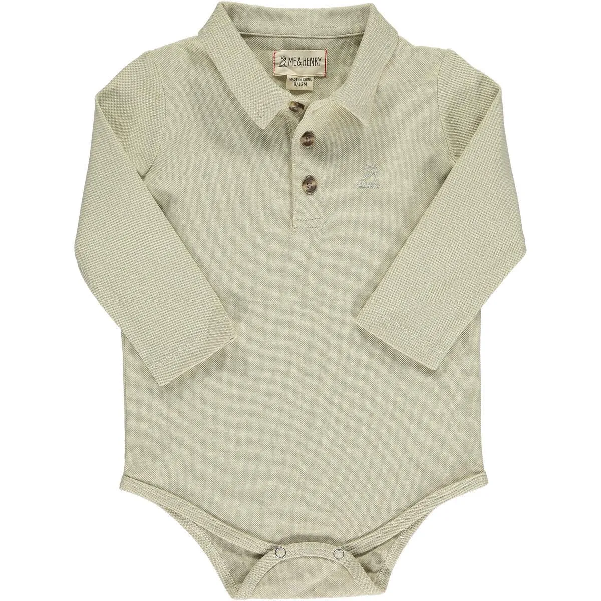 Cream Seymore Polo Onesie