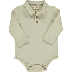 Cream Seymore Polo Onesie