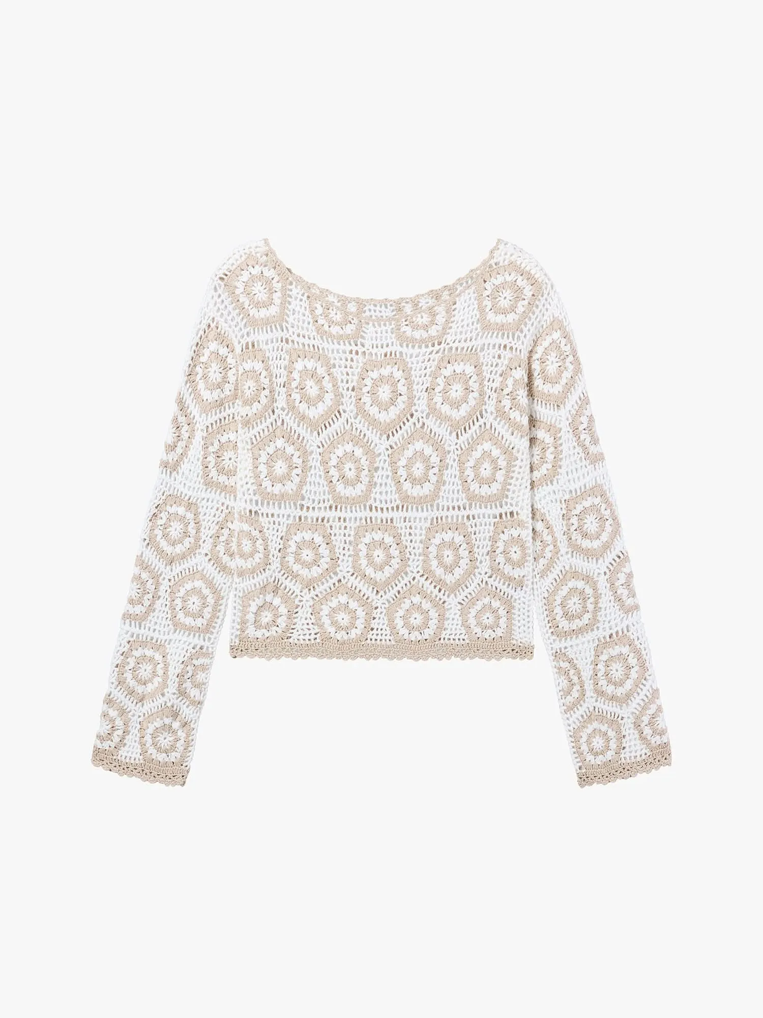 Crochet Knit Cropped Top