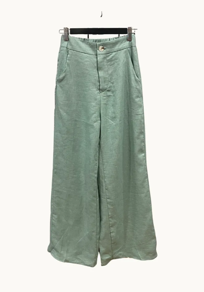 Della Linen Pants - Sage