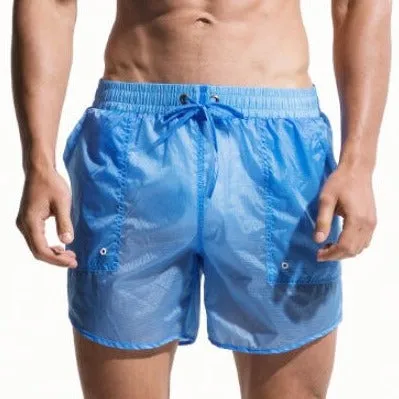 Desmiit Men's See Through Board Shorts
