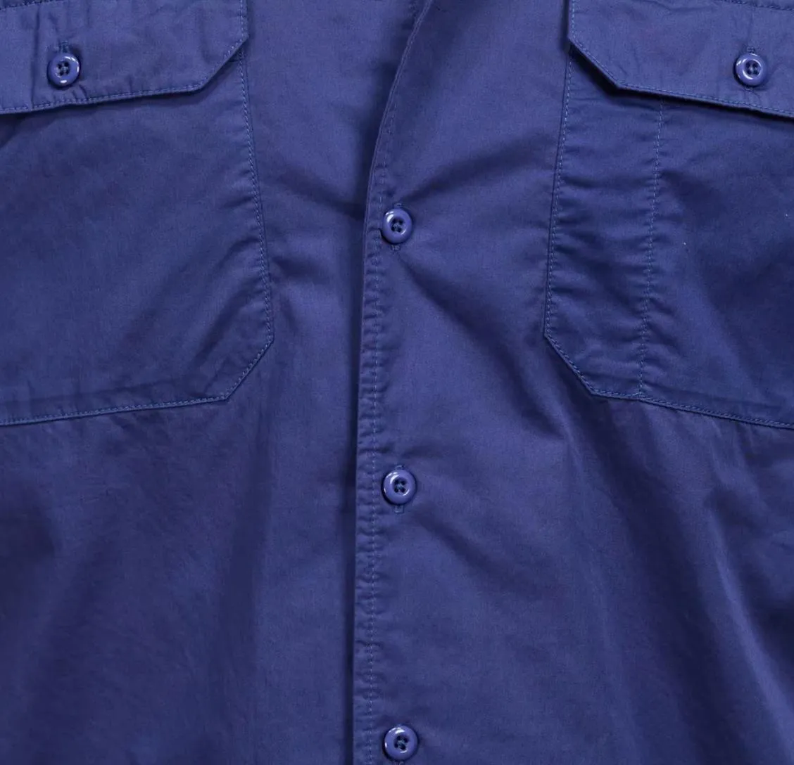Deus ex Machina Mens Blue Button Up Shirt Size Large (New)