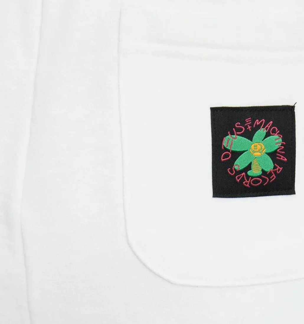 Deus ex Machina Womens White Fleece Shorts Size 8 (New)