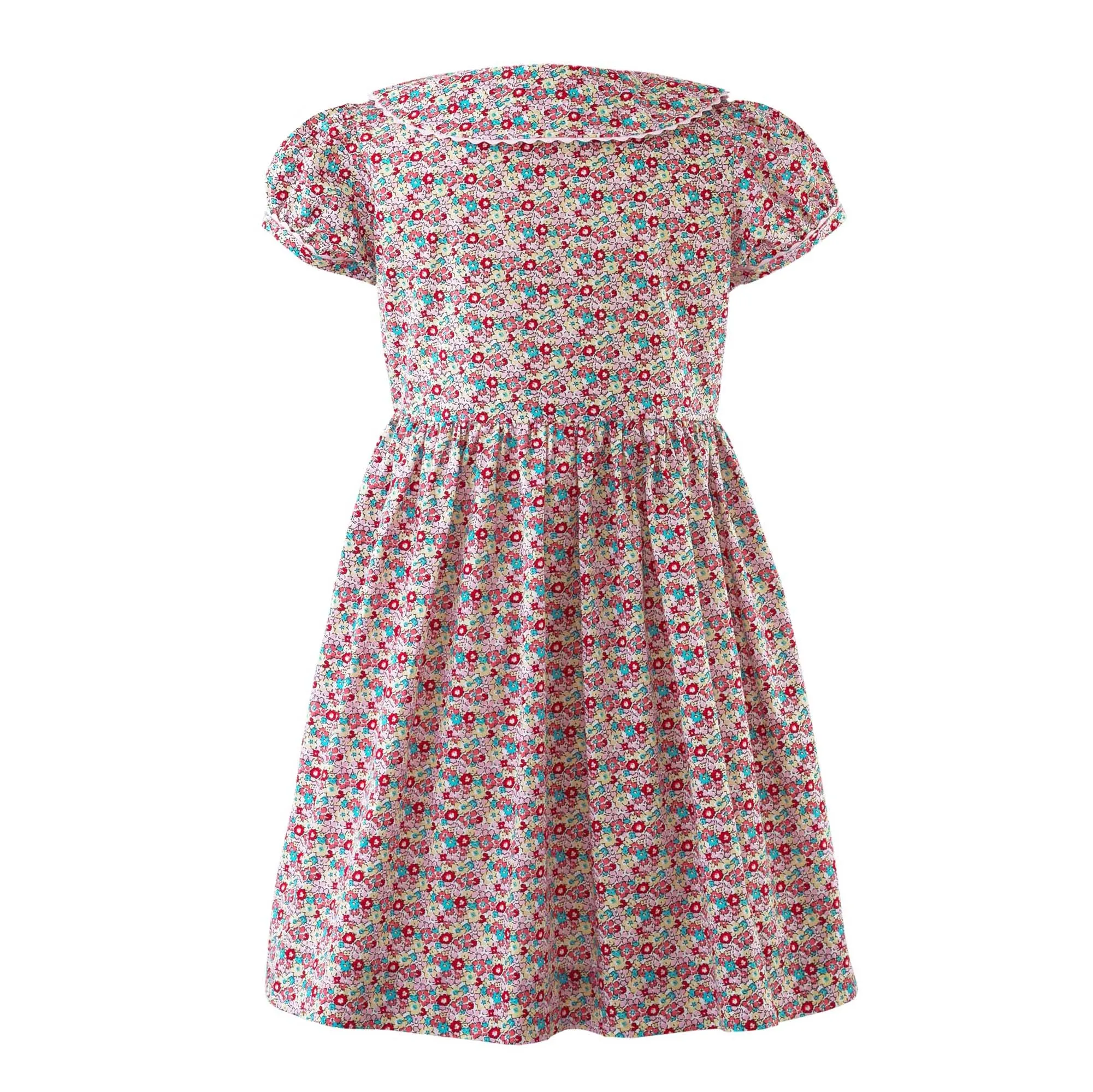 Ditsy Floral Button Front Dress